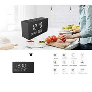 HD Smart Alarm Clock Camera